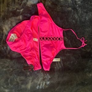Beautiful pink two piece swimsuit. Brand new
